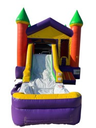 PURPLE, ORANGE, AND GREEN DRY COMBO WITH POOL - 365 Inflatables, LLC ...