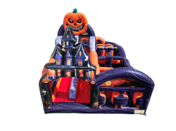 HALLOWEEN DRY 60 FT DOWN AND BACK OBSTACLE COURSE