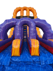 340b1855 2fc5 4f8a b23e f9e6c81a3729 1770078669 18 FT BLUE LAVA FALLS WET-DRY DUAL LANE SLIDE