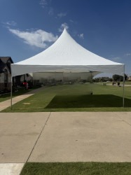 20’ X 20’ HIGH PEAK TENT
